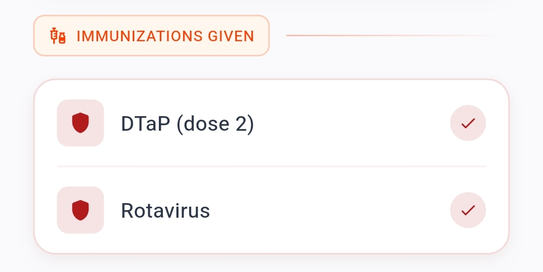 Vaccinations tracked in Zeitarc